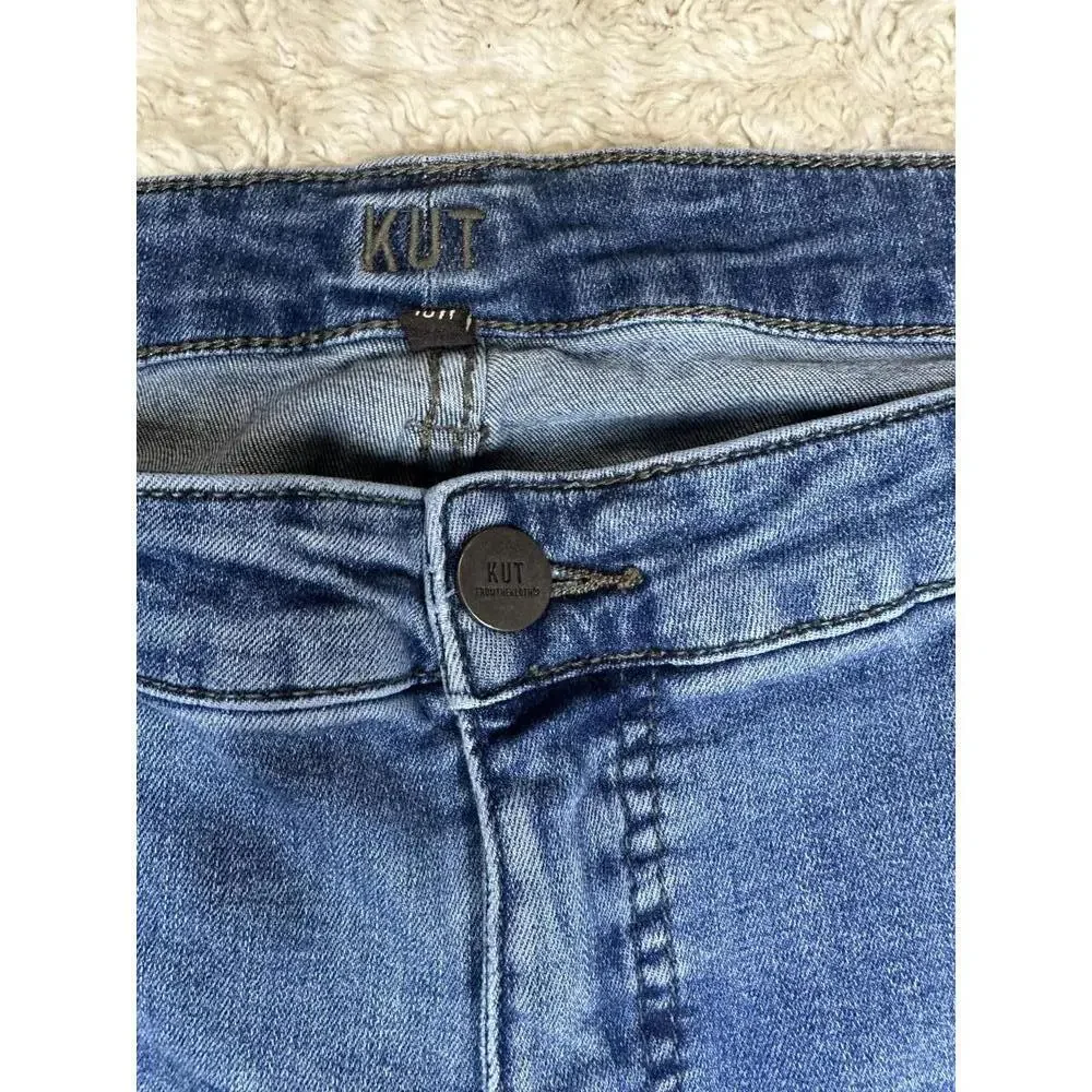 Kut from the Kloth medium wash Fab Ab cigarette leg jeans Size 16W